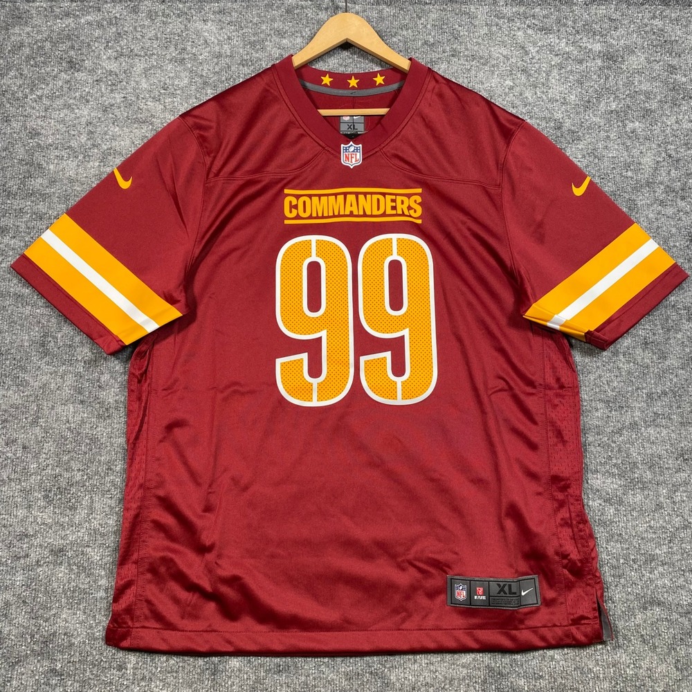 Nike NFL Washington Commanders Chase Young 99 Jersey Mens XL Burgundy New